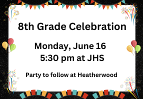  8th grade celebration
